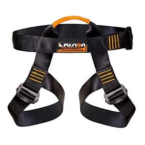 Fusion Climb Centaur Half Body Harness Black M-XL for Climbing Gym & Rope C｜pennylane2022