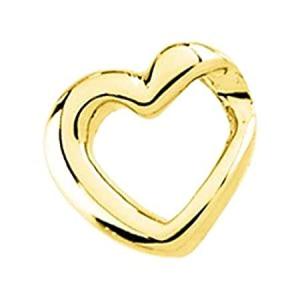 Heart Chain Slide in 18k Yellow Gold｜pennylane2022