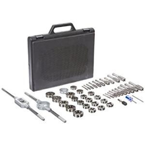 Drill America DWT45PC-MM-SET 6-24mm NC & NF Carbon Steel Tap and Die Set by｜pennylane2022