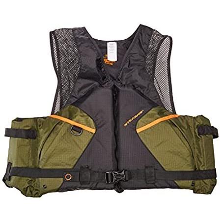STEARNS INC XL GRN/ORG Fish Vest by Stearns