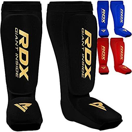 RDX MMA Shin Instepフォームパッドサポートボクシング脚ガードムエタイ足保護用Kic...