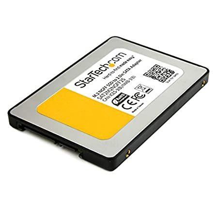 StarTech.com M.2 SSD ‐ 2.5インチSATA 3.0 変換アダプタ アルミ保護...