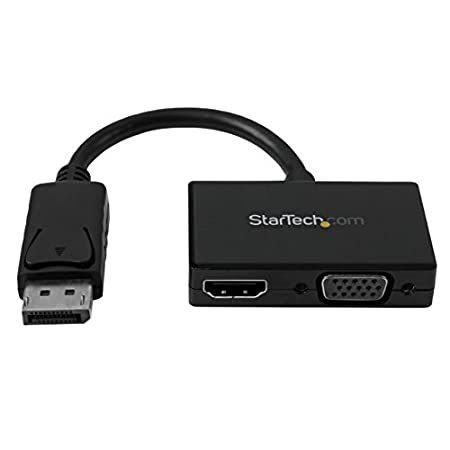 StarTech.com トラベルAVアダプタ ツーインワン (2-in-1) DisplayPor...