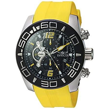 Invicta メンズ プロダイバー クオーツ ステンレススチール &amp; シリコン製 カジュア...