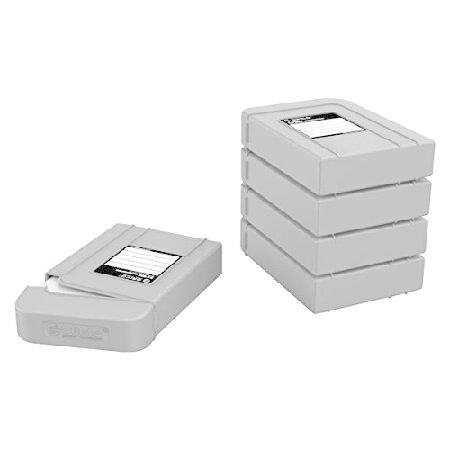 [ 5pack-gray ] ORICO 3.5インチハードディスクドライブ用保護ボックス/ストレー...
