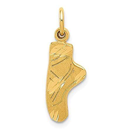 Jewels By Lux 14K Yellow Gold Ballet Slipper Charm