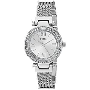GUESS Women's Quartz Stainless Steel Casual Watch%カンマ% Color:Silver-Toned (｜pennylane2022