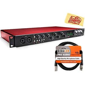 Focusrite Scarlett 18i20 USB Audio Interface Bundle with XLR Cable and Aust