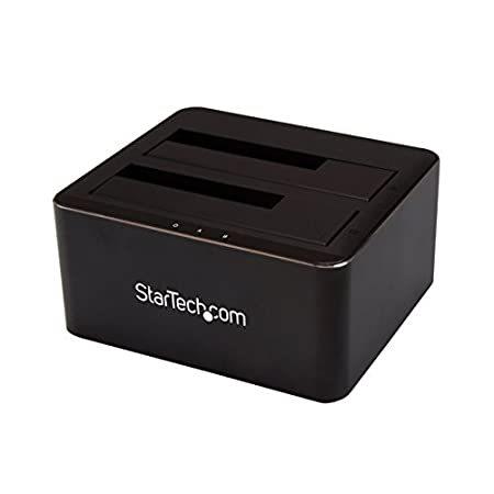 StarTech.com HDD/SSD スタンド／USB 3.0接続／2ベイ／2.5/3.5インチ...