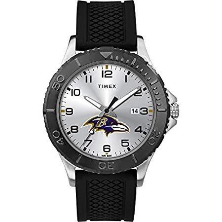 Timex メンズ TWZFRAVMD NFL ゲーマー ボルチモア・レイブンズ 腕時計
