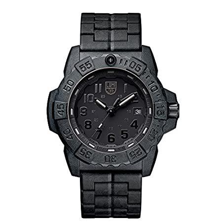 Luminox ネイビーシール メンズ 腕時計 ブラックアウト (XS.3502.BO.L / 35...