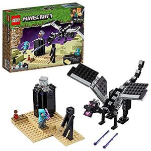 LEGO Minecraft The End Battle 21151 Ender Dragon Building Kit Includes Drag
