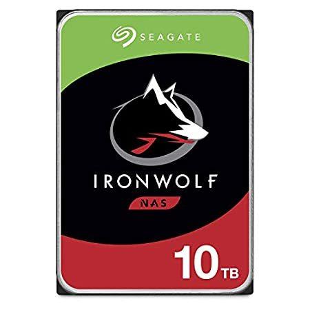 1-8ベイNASシステム用Seagate 10 TB IronWolf 3.5インチ内蔵ハードドライ...