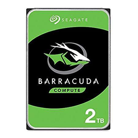 Seagate 2 TB BarraCuda 3.5インチ内蔵ハードドライブ（7200 RPM、25...