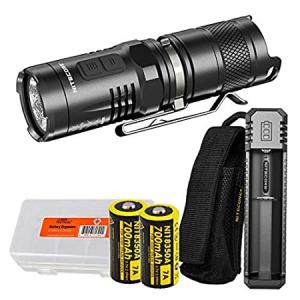 NITECORE MT10C 920 Lumen Multitask Tactical Flashlight with Red Light, 2x R