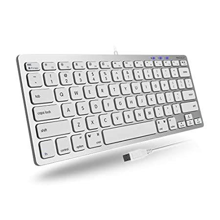 Macally SLIMKEYCA compact USB-A Keyboard for Mac U...
