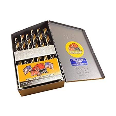 Drill Hog&amp;#xAE; 25 Pc Metric Drill Bit Set HI-Moly...