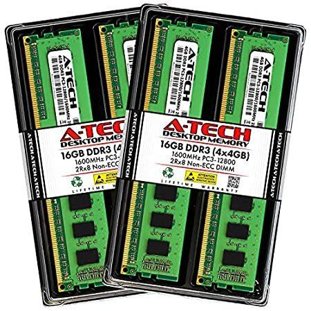 A-Tech 16GB DDR3 / DDR3L 1600MHz Desktop Memory Ki...