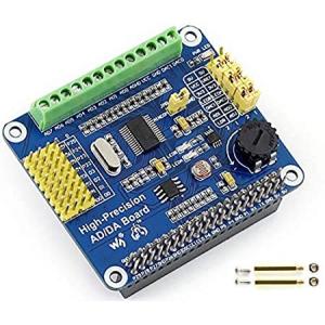 Raspberry Pi 4B/3B+/3B/2B/Zero/W/Zero WHおよびJetson Nano用高精度AD/DA機能搭載オンボード AD