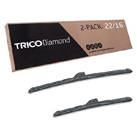TRICO Diamond 24 Inch ＆ 16 inch pack of 2 High Per...