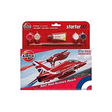 Airfix RAF Red Arrows Hawk 1:72 Plastic Model Kit ...