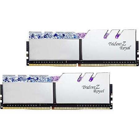 G.SKILL 64GB（2 x 32GB）Trident Z Royalシリーズ288ピンDDR4...