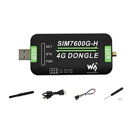 Waveshare SIM7600G-H 4G DONGLE with Antenna with I...