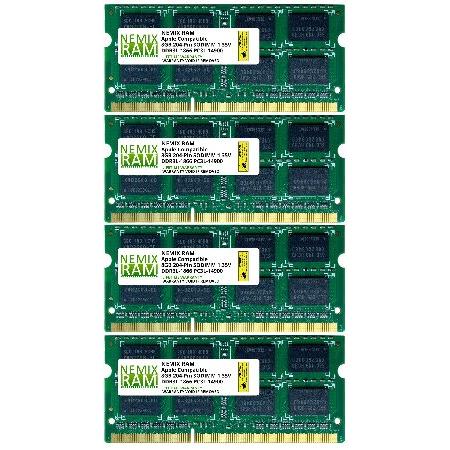 NEMIX RAM 32GB (4X8GB) SODIMM メモリ アップグレードキット DDR3L...