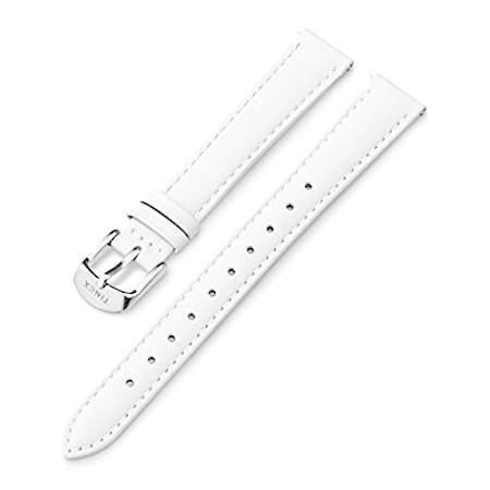 Timex 14mm Genuine Leather Strap &amp;#x2013; White wi...