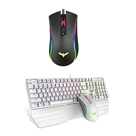 Havit RGB Gaming Mouse Wired Programmable Ergonomi...