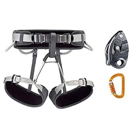 PETZL - CORAX KIT クライミングハーネスパッケージ CORAX-GRI-SMD サイ...