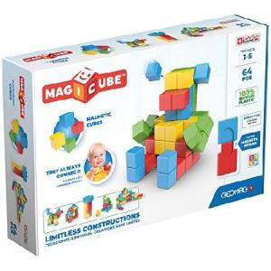 Geomag 69 Magnetic Toy, Yellow, red, Blue, Green｜pennylane2022
