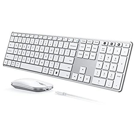 Wireless Bluetooth Keyboard and Mouse Combo (USB +...