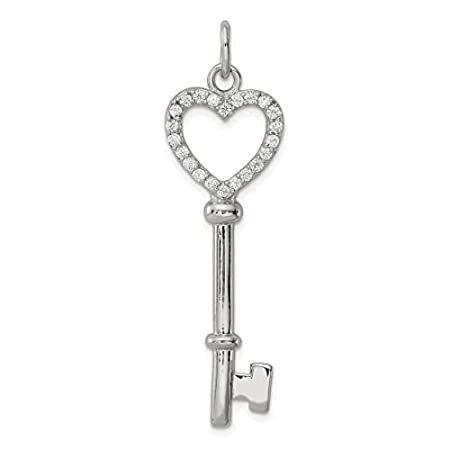 925 Sterling Silver CZ (Cubic Zirconia) Love Heart...