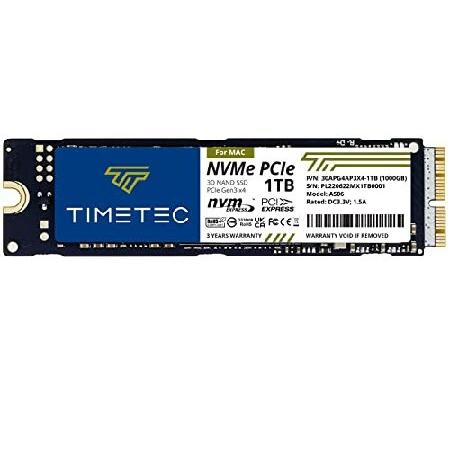 Timetec 1TB(1000GB) MAC SSD NVMe PCIe Gen3x4 3D NA...