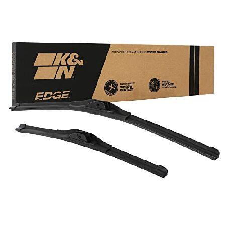 K＆N EDGE (ケーアンドエヌエッジ) フロントガラスワイパー 全天候性能 優れたワイパーブレー...