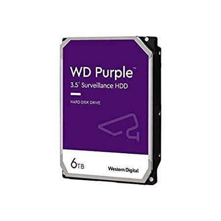 Western Digital 6TB WD パープル 監視 内蔵ハードドライブ HDD - SAT...