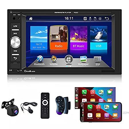 Double Din Car Stereo Compatible with Apple CarPla...