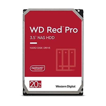Western Digital 20TB WD Red Pro NAS 内蔵ハードドライブ HDD ...
