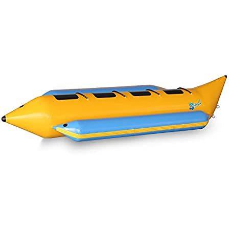 4 Person Recreational Inflatable Banana Boat with ...