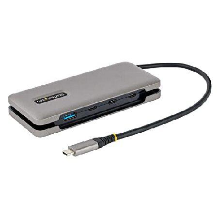 スターテック USB-Cハブ/4ポート/1x USB-A ＆ 3x USB-C/10Gbps USB...