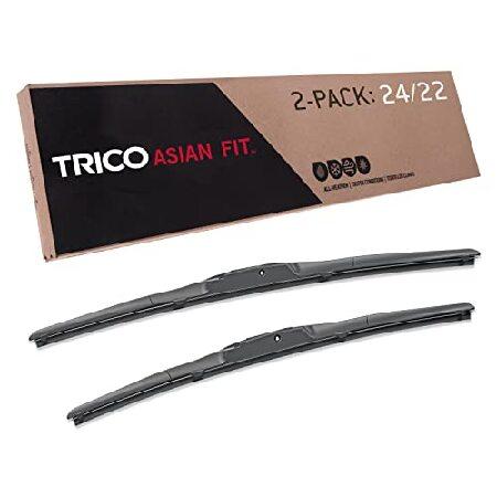 TRICO Solutions Asian Fit 24 Inch ＆ 22 Inch Pack o...
