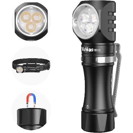 Wurkkos Headlamp Rechargeable 1200 Lumens LED Head...
