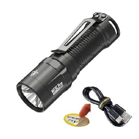 Nitecore MT1C Pro EDC 懐中電灯、1000ルーメン USB-C 充電式バッテリー...