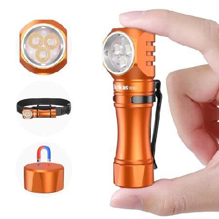 Wurkkos Flashlight Rechargeable 1200 Lumens Small ...