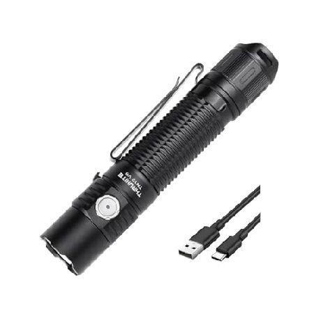 ThruNite TN12 V6 タクティカルLED懐中電灯、高1950ルーメンデュアルスイッチ、U...