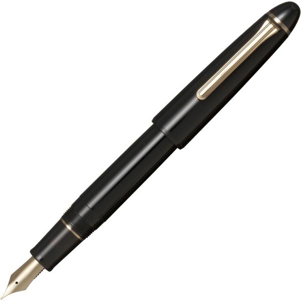 【在庫品】セーラー万年筆 プロフィットカジュアルＬ ゴールドトリム クリアブラック 中字 11-08...