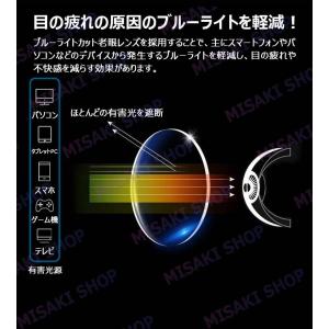 【ケース付】老眼鏡 ブルーライトカット 老眼用...の詳細画像4
