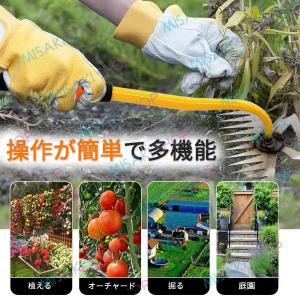 【11 歯&ステンレス鋼製】1本 草取...の詳細画像3