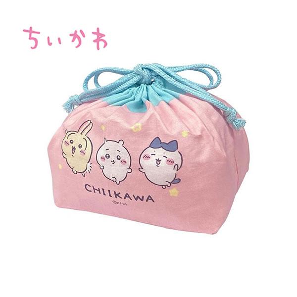 ちいかわ 巾着 弁当袋 8255 OSK ハチワレ うさぎ CHIIKAWA お弁当袋 マチあり 小...